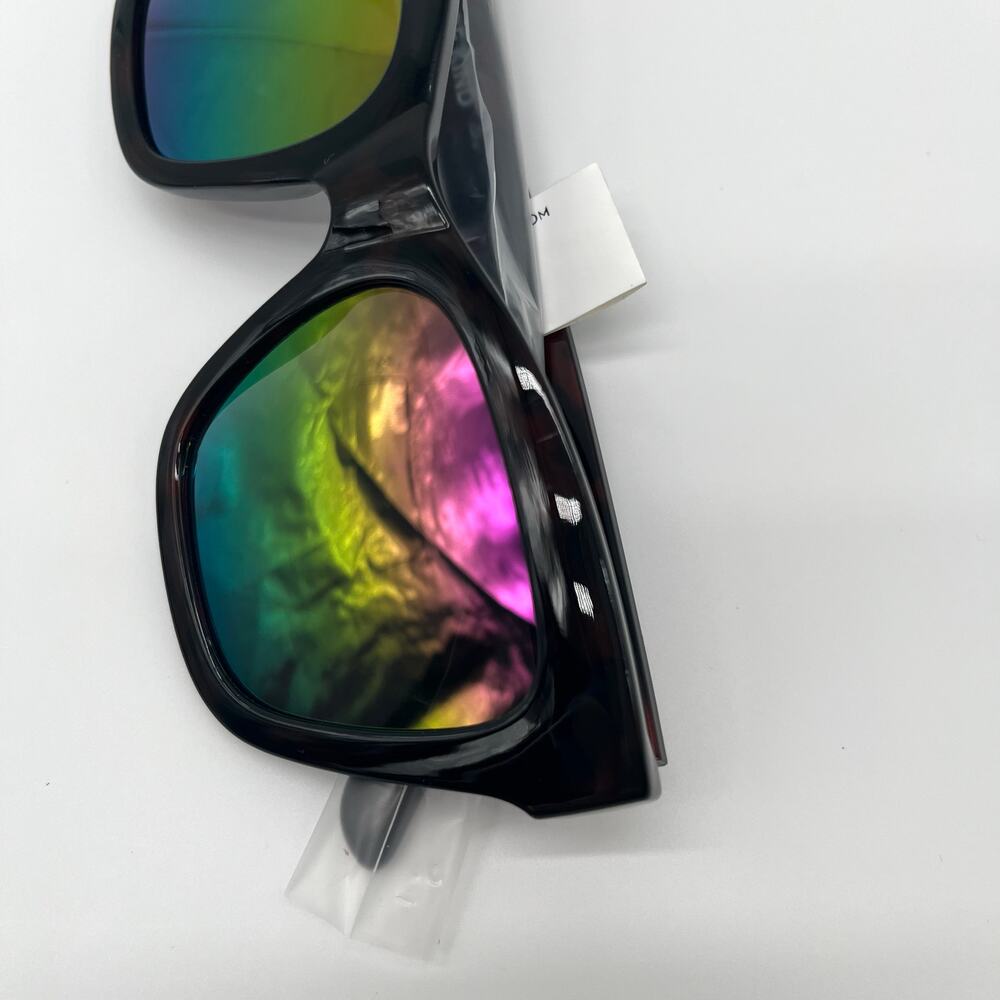 KURT GEIGER NWT Sunglasses, Cat Eye 53mm, Havana Crystal Purple Rainbow - Picture 15 of 15